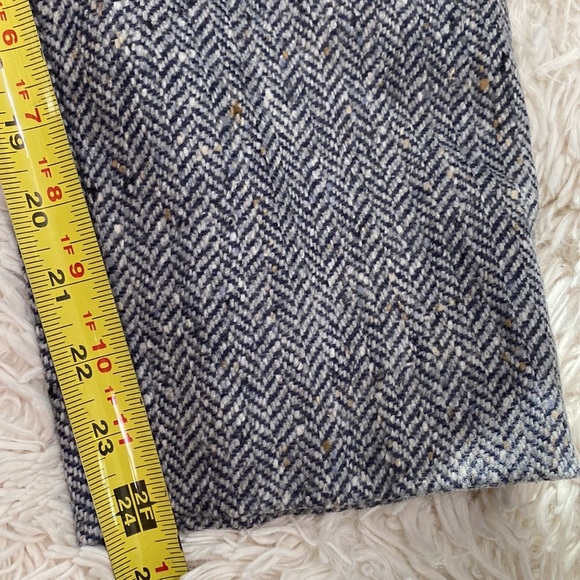 Dries Van Noten Wool crop pants Herringbone EU 50 34 - Picture 2 of 12